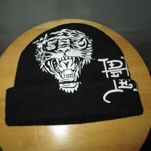 ED HARDY Black Knit Cap OS